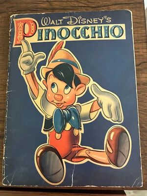 Walt Disney's Pinocchio with Pictures to Color Whitman Publishing, 1939 - Image 1 of 4