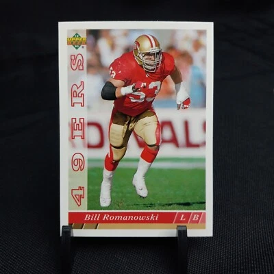 1993 Upper Deck Football Card #263 Bill Romanowski San Francisco 49ers (1A768) - Image 1 of 3