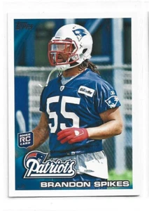 2010 Topps Rookie Card Brandon Spikes #69 PATRIOTS - Picture 1 of 1