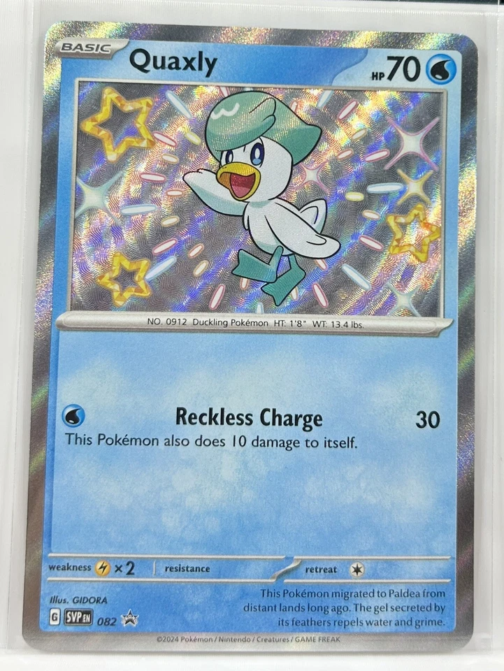Pokemon Quaxly - 082 - SV: Scarlet & Violet Promo Cards (SVP) M-NM - Image 1 of 1