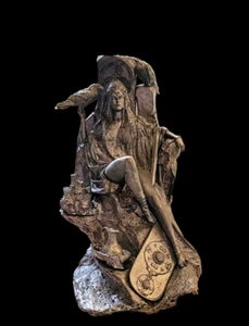 Toy Soldier Morrigan goddess of war, Great Lady of the Ravens handmade - Picture 1 of 6