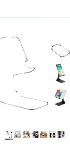 Handyständer, winkelverstellbarer Telefonständer für Schreibtisch, klappbar... - Bild 1 von 8