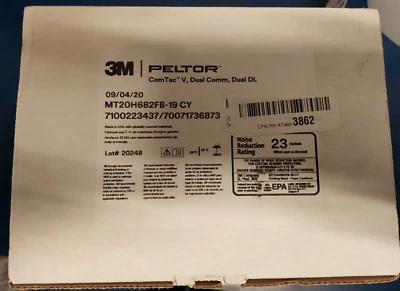 3M MT20H682FB-19 SwatTac Communications Headset, Foldable, Dual - Image 1 of 3