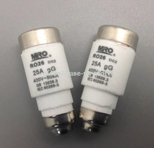 Miro RO26-25A Schraubsicherung 380V 25 Amp D02 gG (normal). - Bild 1 von 1