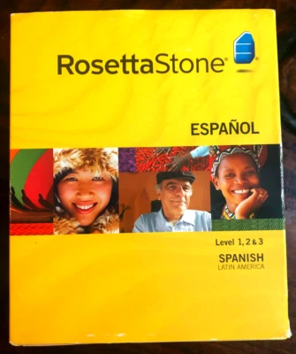 ROSETTA STONE Level 1, 2, & 3 Latin America SPANISH Version 3 WIN/MAC CD-ROM - Image 1 of 4