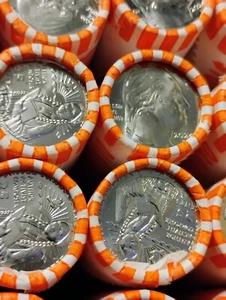 10 Rollen 2024-D (Denver) Zitkala-Ša unzirkuliert Viertelrolle 100 $ Nennwert - Bild 1 von 6