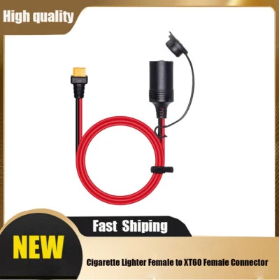 Cigarette Lighter Female to XT60 Cable Plug 12V 24V Cable Battery Connector - Image 1 of 4