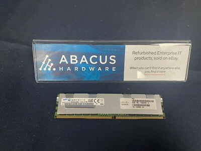 Cisco Original UCS-ML-1X644RV-A 64GB DDR4-2400-MHz LRDIMM/PC4-19200 quad rank - Image 1 of 3