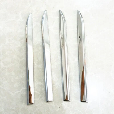 3D Chrome Strip Trim Cover Stainless Steel For Car Body Front Doors Side Fender - Image 1 of 4
