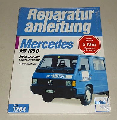 Manuale Riparazione Mercedes MB 100 D Vendita Al Dettaglio - gli Anni 1987 A - Immagine 1 di 2