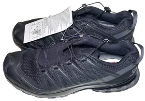 Salomon Hombres Talla 9.5 XA PRO 3D V8 Trail Running Zapatos Negro/Negro/Imán - Imagen 1 de 12