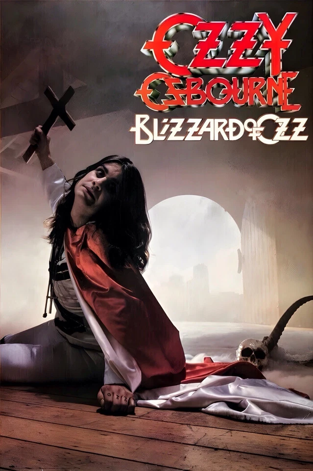 Ozzy Osbourne Poster Blizzard Of Ozz 1980 - Image 1 of 1