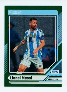 2024-25 Lionel Messi Panini Donruss FIFA Green Foil Argentina Soccer Card 5/5 - Picture 1 of 3