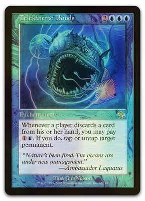 Telekinetic Bonds #52 (Foil) (LP) Judgment JUD Magic MTG - Image 1 of 2