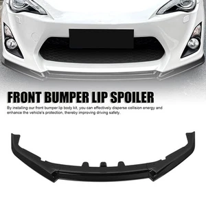 3X Front Bumper Lip Body Kit Glossy Black Racing Look for GT86 FT86 FR-S - Picture 1 of 12