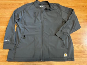 Carhartt Force Ripstop Utility Warmup Scrubs Jacke grau C82110 Herren 2XL - sehr guter Zustand - Bild 1 von 9