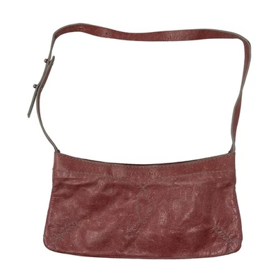 Mini Bolso de Mano Nannini Y2K Vintage Cuero Rosa Correa para el Hombro  Foto 1 de 4