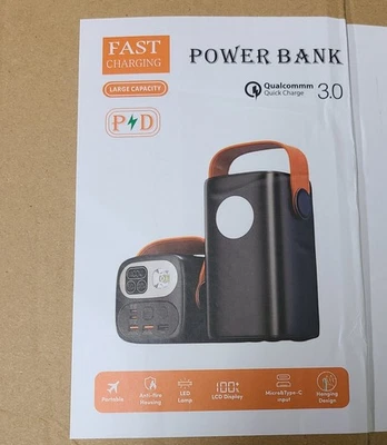 Banco de Alimentación Portátil 22.5W 40000mAh Camping Generador Cargador Teléfono Tableta Luces Foto 1 de 4