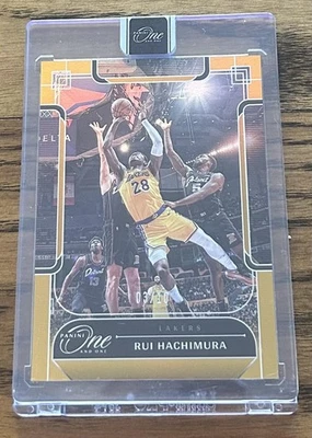 2023-24 Panini One and One #53 Rui Hachimura Gold #/10 - Image 1 of 2