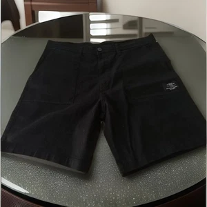 Tony Hawk Mens 36 Black Shorts Fixed Waistbnd (WB) Cargo Chino Board Skater NEW - Picture 1 of 5
