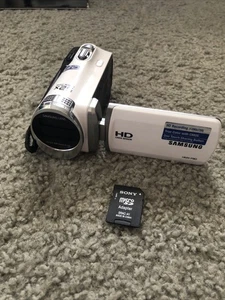 Samsung HMX-F90 Handycam 52x optischer Zoom Camcorder weiß getestet schneller Versand - Bild 1 von 11