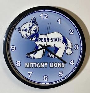 Penn State University nostalgic Logo Battery Clock - Picture 1 of 2