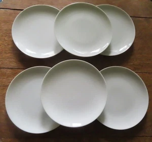 6 Limoges France MCM White Coupe Bread / Appetizer Plates - 2 Sets Available - Picture 1 of 4