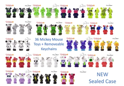 Juguete Mickey Mouse 36 Auténticos Favores de Fiesta Parque Disney + Llavero ✿ FUNDA Sellada Foto 1 de 4