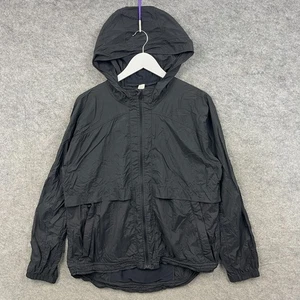 Lululemon Jacke Damen UK 12 schwarz Freizeit Kapuze leichte lockere Passform Track Training - Bild 1 von 9