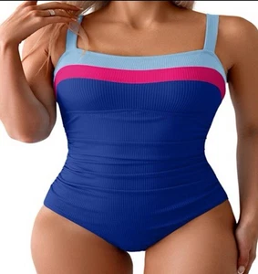 Aidonger Women's Swimsuit One Piece Tummy Control Bathing Suit Size Small New - Picture 1 of 7