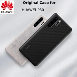 Original PU Leather Anti-Fingerprints Protective Back Case Cover For Huawei P30 - Picture 1 of 9