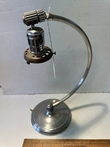 Vintage Chase Art Deco Chrome Desk Lamp Walter Von Nessen - Picture 1 of 12