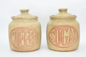 Vintage Cornish Tremar Studio Pottery Sugar & Coffee Pots - Picture 1 of 7