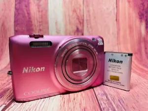 Nikon COOLPIX S6800 Pink Digital Camera 16.0MP 12x Optical Zoom From JAPAN - Picture 1 of 9