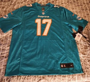 Nike Jaylen Waddle Miami Dolphins NFL Football Jersey Size 2XL New With Tags. - Picture 1 of 10