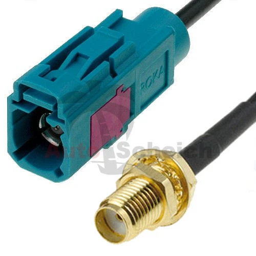 Adattatore SMA-B Fakra antenna GPS navigatore squalo radio navigatore per VW Audi Seat Skoda BMW - Immagine 1 di 1