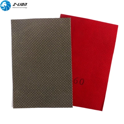 Z-LION 1pc 120*180mm Diamond Electroplated Polishing Pads Sheet Sandpaper Glass Ceramic