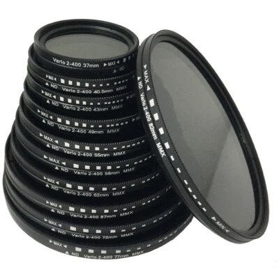 Variabler Graufilter Von ND2 bis ND400 Slim Fader ND Filter 37mm - 82mm ND2-400 - Bild 1 von 4