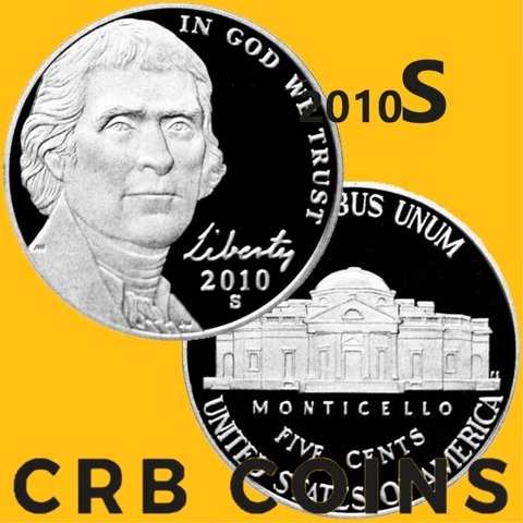 2010-S Proof Jefferson Nickel - (UNC) KM#381 - N10S Cover