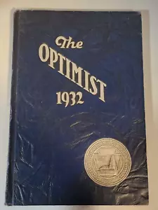 1932 Titusville High School Optimist Anuario Titusville Pennsylvania - Imagen 1 de 6