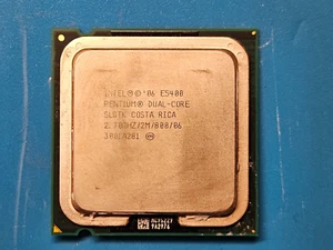 Intel Pentium Dual-Core E5400 2.7GHz 2-Core LGA775 Desktop Processor SLB9V SLGTK - Picture 1 of 2