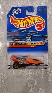 Hot Wheels 1999 CAR-TOON FRIENDS SERIES XT-3 2/4 Collector #986 Orange - Picture 1 of 11