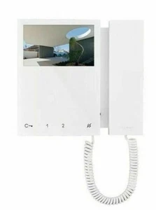 videocitofono Comelit 6701W Monitor A Colori Con Cornetta 2 Fili - Foto 1 di 5