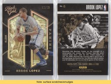 2015-16 Panini Black Gold Holo Gold /10 Brook Lopez #6