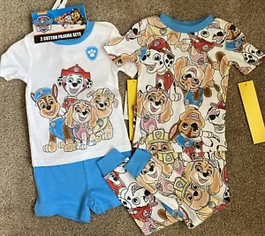 NWT Nicklodeon Paw Patrol Kids Boys 4-Piece Cotton Pajama Set Size 3T - Picture 1 of 5