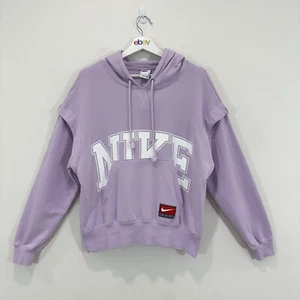 Nike Team Hoodie Women S Loose Fit Lilac Long Sleeve - Picture 1 of 9
