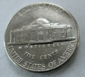 1994-P JEFFERSON, REVERSE DIE CRACK AT LAST "S" OF STATES, EF-AU, STARKE DETAILS - Bild 1 von 3