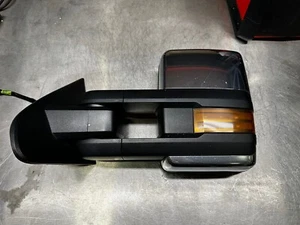 2015-2018 Silverado Sierra Black POWER FOLD Camper Trailer Tow Mirrors OEM GM - Picture 1 of 4