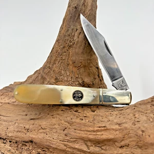 OCOEE RIVER LARGE GRAND DADDY BARLOW FOLDING POCKET KNIFE OX HORN HANDLES (19) - Picture 1 of 4