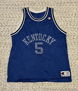 Vintage Kentucky Wildcats basketball Jersey Size 48 Champion NCAA No Tag - Picture 1 of 1
